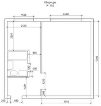 1-к квартира, 5/5 эт., 31м²