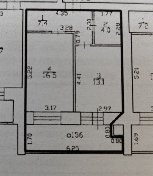 1-к квартира, 6/15 эт., 41м²