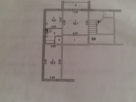 2-к квартира, 10/10 эт., 57м²