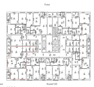 3-к квартира, 19/25 эт., 87м²