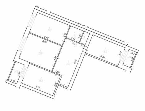 3-к квартира, 5/10 эт., 98м²