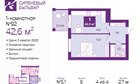 1-к квартира, 4/4 эт., 42м²